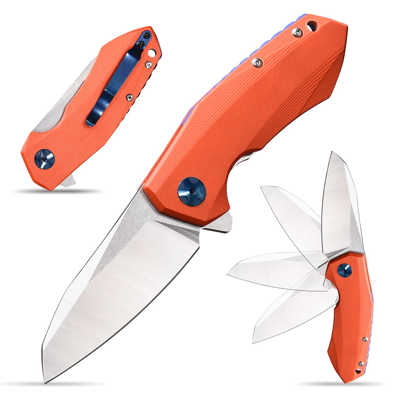 Amazon.com : Eafengrow 0456 Tactical Folding Knife G10